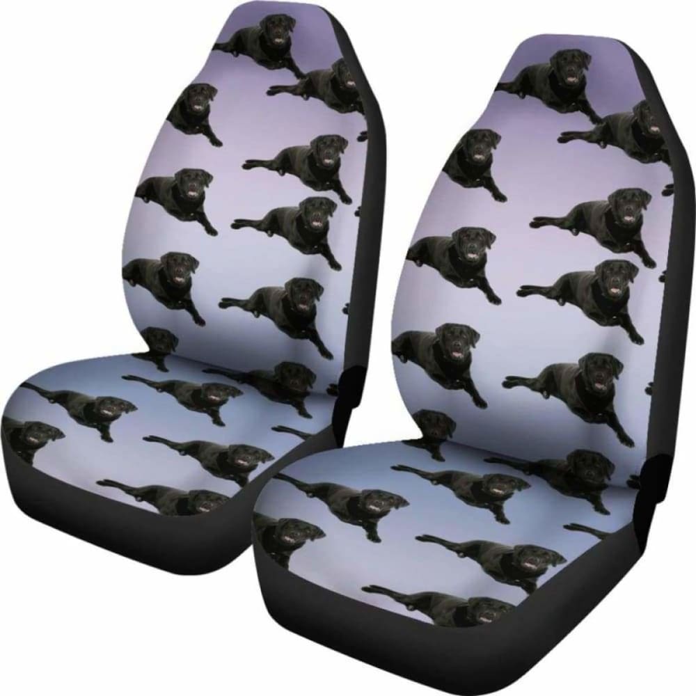 Black Lab Car Seat Cover 181703 - YourCarButBetter