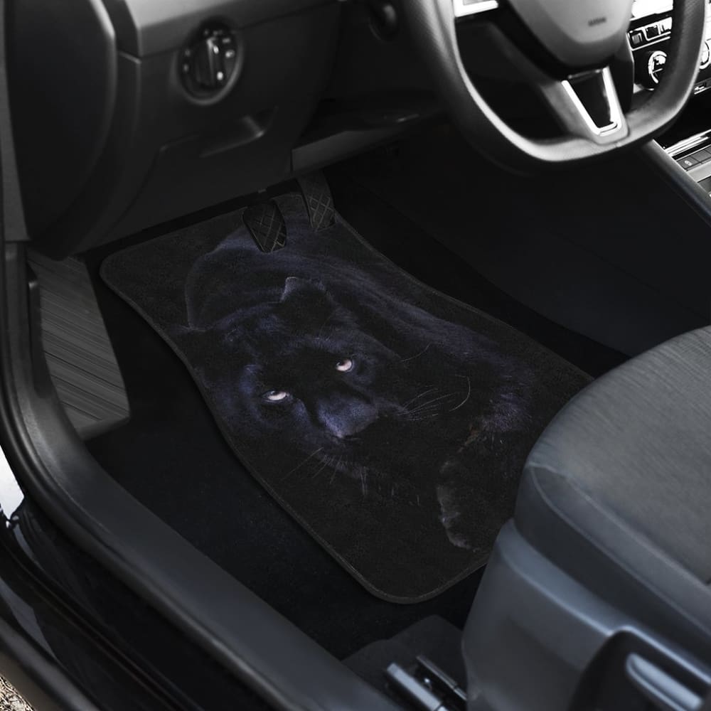 Black Panther Always On Your Side Car Floor Mats 212601 - YourCarButBetter