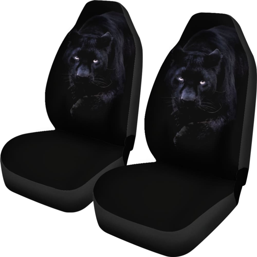 Black Panther Always On Your Side Car Seat Covers 212601 - YourCarButBetter