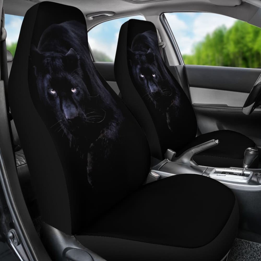 Black Panther Always On Your Side Car Seat Covers 212601 - YourCarButBetter