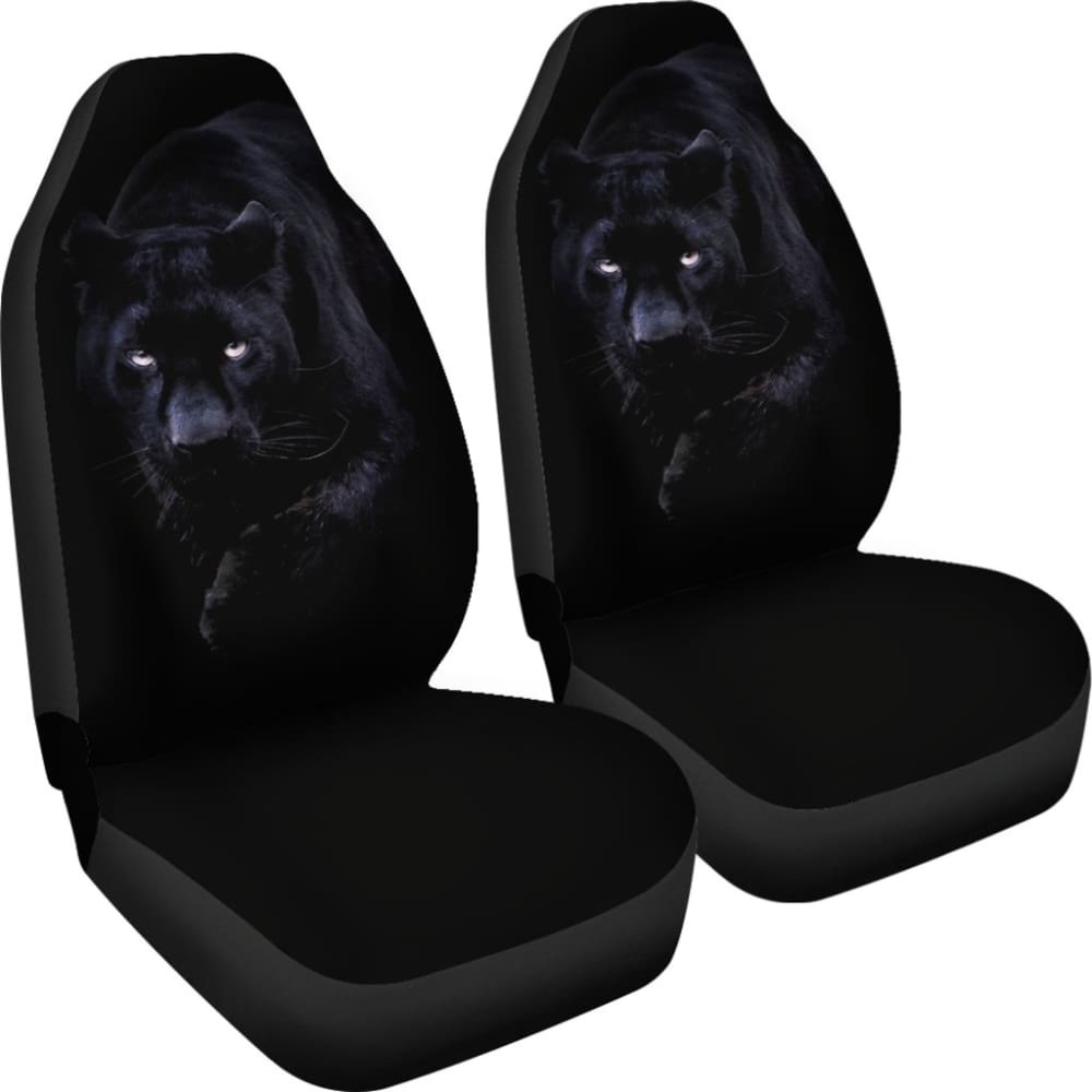 Black Panther Always On Your Side Car Seat Covers 212601 - YourCarButBetter