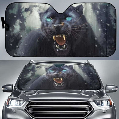 Black Panther Car Auto Sun Shades 182102 - YourCarButBetter