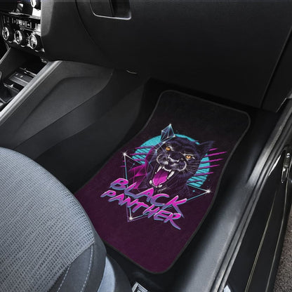 Black Panther Purple Awesome Poly Car Floor Mats 212601 - YourCarButBetter