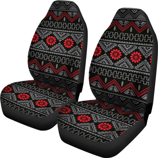 Black Pattern Native Car Seat Cover 093223 - YourCarButBetter