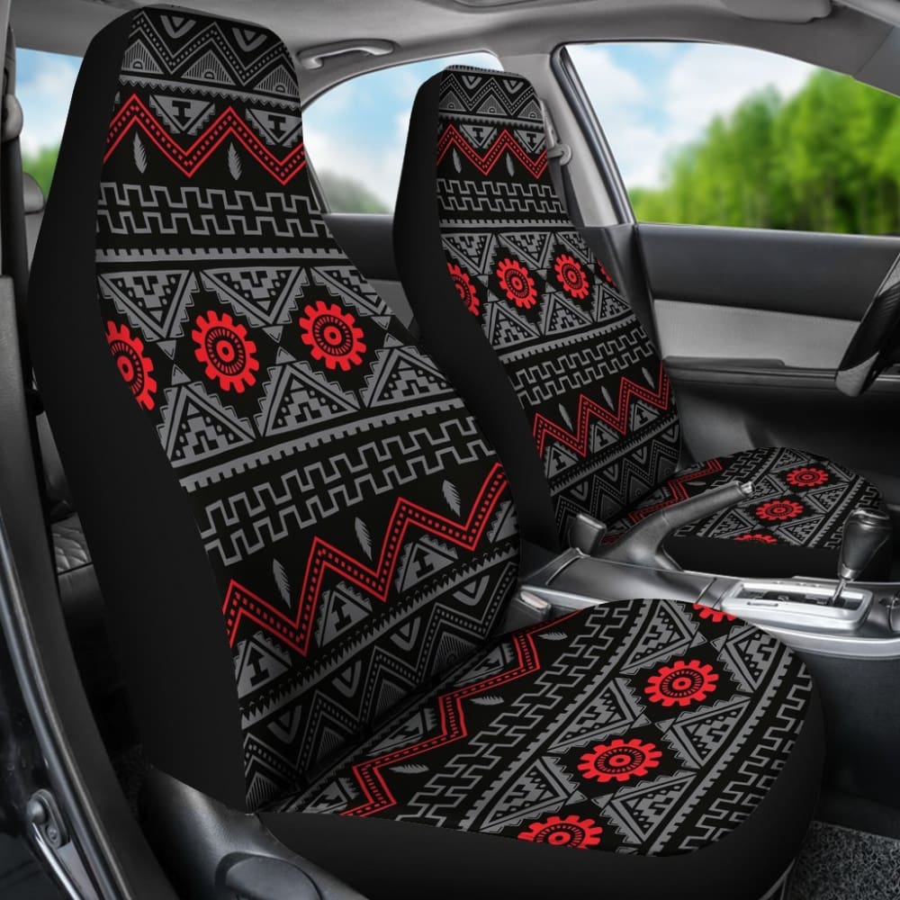 Black Pattern Native Car Seat Cover 093223 - YourCarButBetter