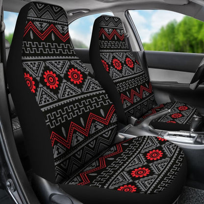 Black Pattern Native Car Seat Cover 093223 - YourCarButBetter