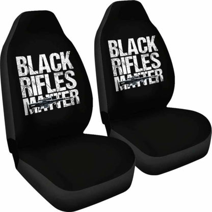 Black Rifles Matter Amendment Car Seat Covers 154813 - YourCarButBetter