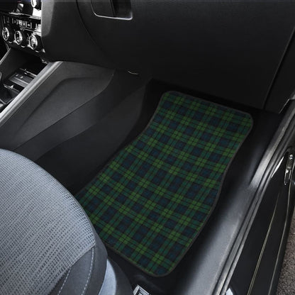 Black Watch Plaid Tartan Car Floor Mats 210201 - YourCarButBetter