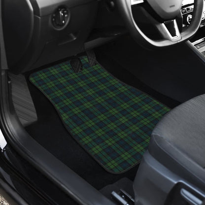 Black Watch Plaid Tartan Car Floor Mats 210201 - YourCarButBetter