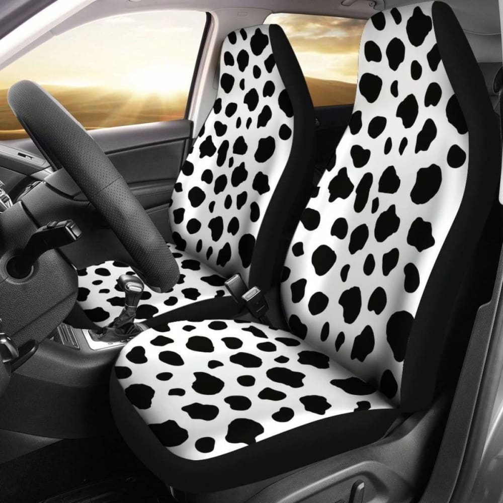 Black & White Cow Skin Car Seat Covers Amazing 144730