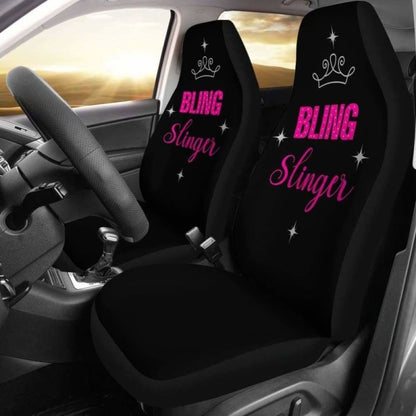 Bling Slinger Car Seat Covers Pink 105905 - YourCarButBetter