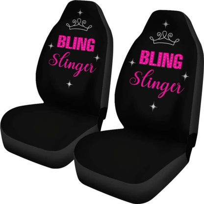 Bling Slinger Car Seat Covers Pink 105905 - YourCarButBetter