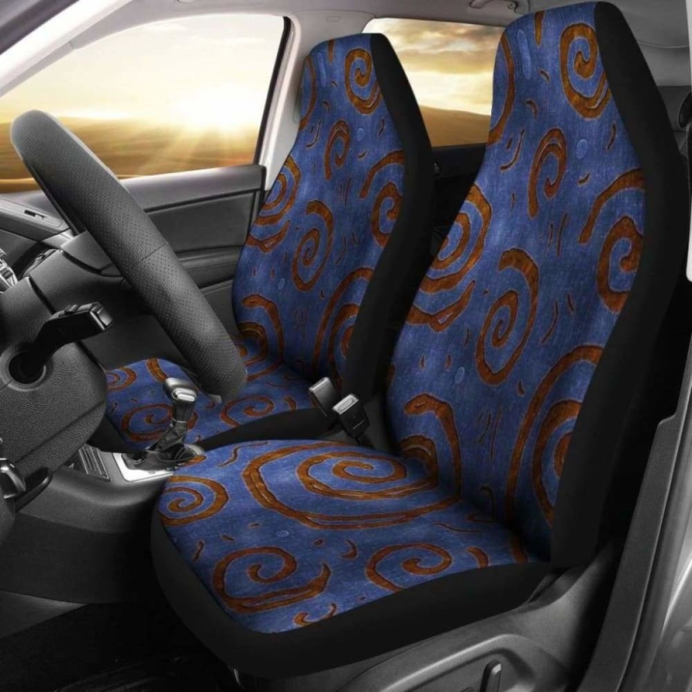 Blue Abstract Car Seat Covers | Give Your Car A Makeover! 105905 - YourCarButBetter