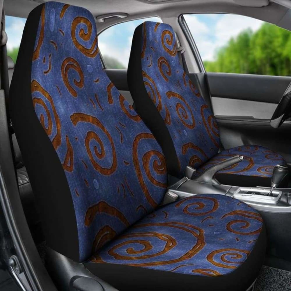 Blue Abstract Car Seat Covers | Give Your Car A Makeover! 105905 - YourCarButBetter
