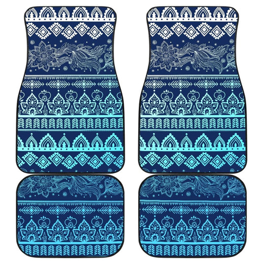 Blue Boho Car Floor Mats 094209 - YourCarButBetter