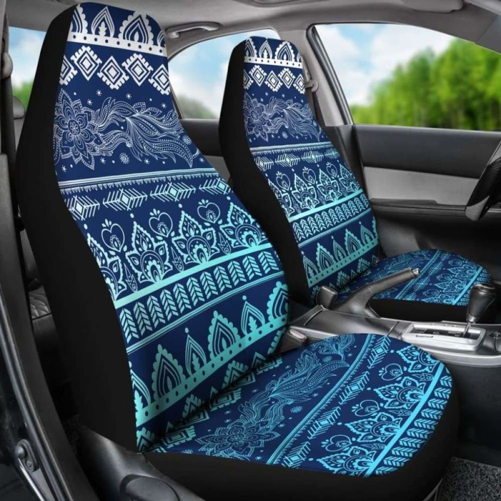 Blue Boho Car Seat Covers 105905 - YourCarButBetter