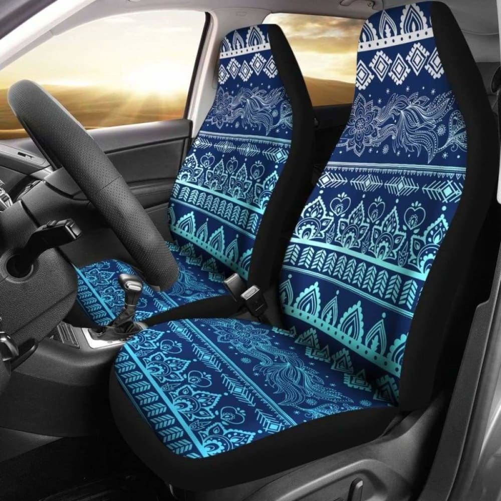 Blue Boho Car Seat Covers 105905 - YourCarButBetter
