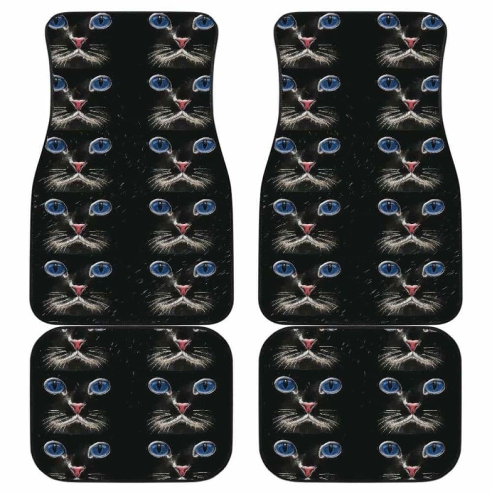 Blue Eyed Cat Car Floor Mat 112428 - YourCarButBetter