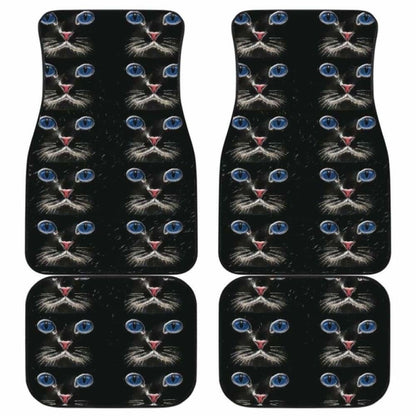 Blue Eyed Cat Car Floor Mat 112428 - YourCarButBetter
