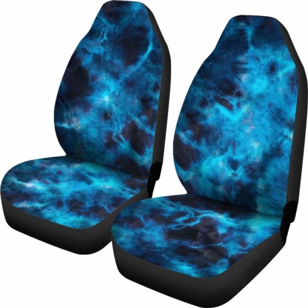 Blue Grunge Tie Dye Car Seat Covers 232125 - YourCarButBetter