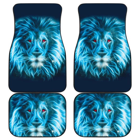 Blue Laser Lion Car Floor Mats 211102