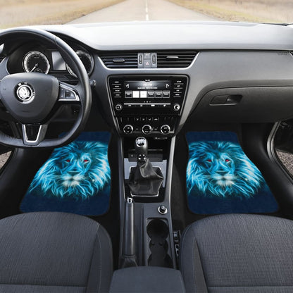 Blue Laser Lion Car Floor Mats 211102