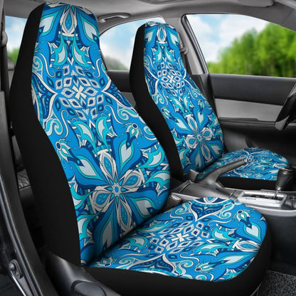 Blue Magical Mandala Car Seat Covers 093223 - YourCarButBetter