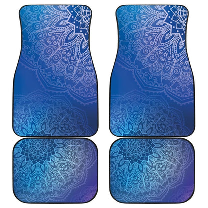Blue Mandalas Car Floor Mats 093223 - YourCarButBetter