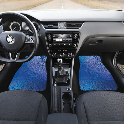 Blue Mandalas Car Floor Mats 093223 - YourCarButBetter