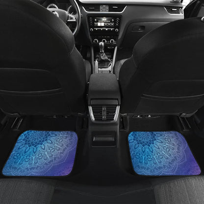 Blue Mandalas Car Floor Mats 093223 - YourCarButBetter