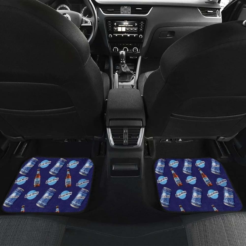 Blue Moon Car Floor Mats Beer Lover Gift Idea 195016 - YourCarButBetter