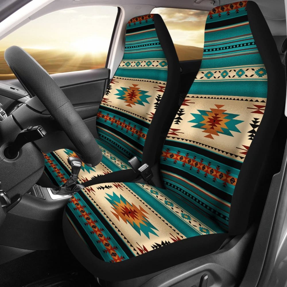 Blue Native Car Seat Covers 093223 - YourCarButBetter