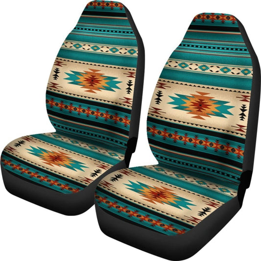 Blue Native Car Seat Covers 093223 - YourCarButBetter
