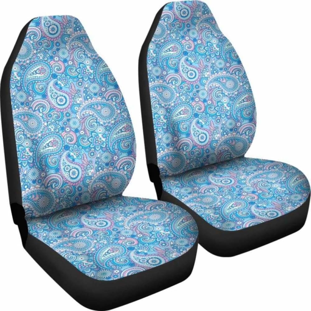 Blue Paisley Pattern Car Seat Covers | Give Your Car A Makeover! 105905 - YourCarButBetter