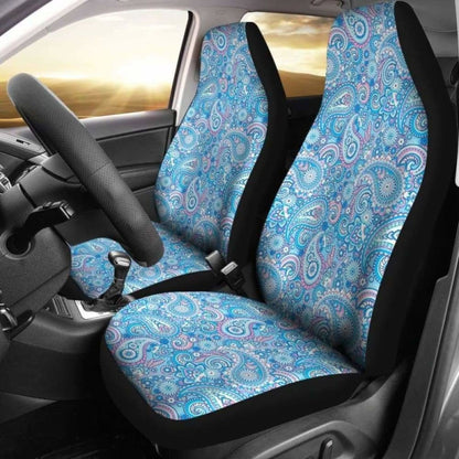 Blue Paisley Pattern Car Seat Covers | Give Your Car A Makeover! 105905 - YourCarButBetter