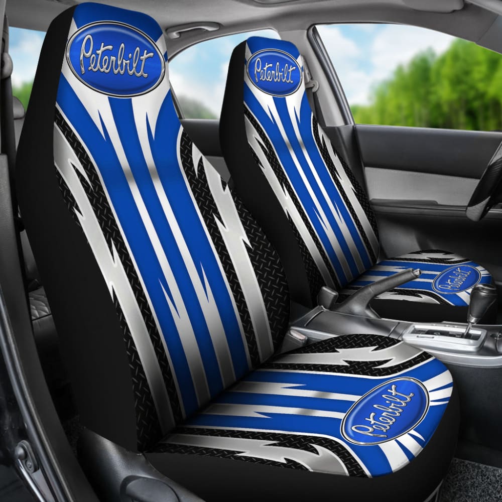 Blue Peterbilt Car Seat Covers 211901 - YourCarButBetter