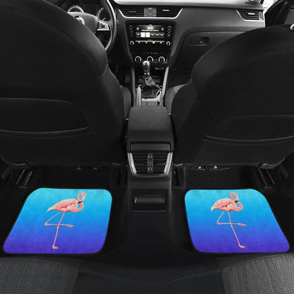 Blue Pink Flamingo Car Floor Mats 210704 - YourCarButBetter