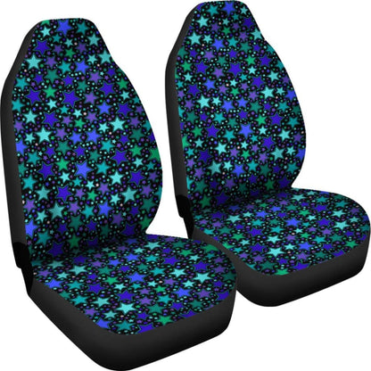 Blue Stars Car Seat Covers 101819 - YourCarButBetter