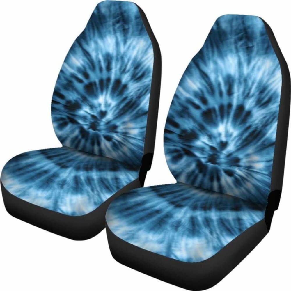 Blue Tie Dye Car Seat Covers 154230 - YourCarButBetter