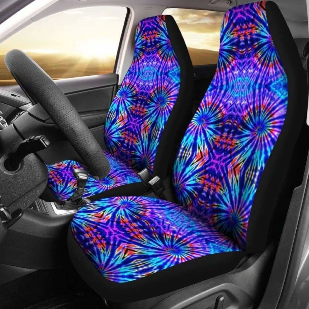 Blue Tie Dye Car Seat Covers | Give Your Car A Makeover! 105905 - YourCarButBetter