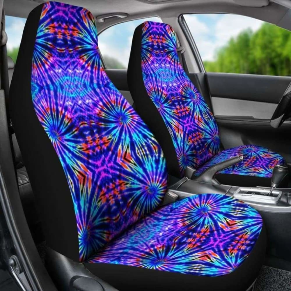 Blue Tie Dye Car Seat Covers | Give Your Car A Makeover! 105905 - YourCarButBetter