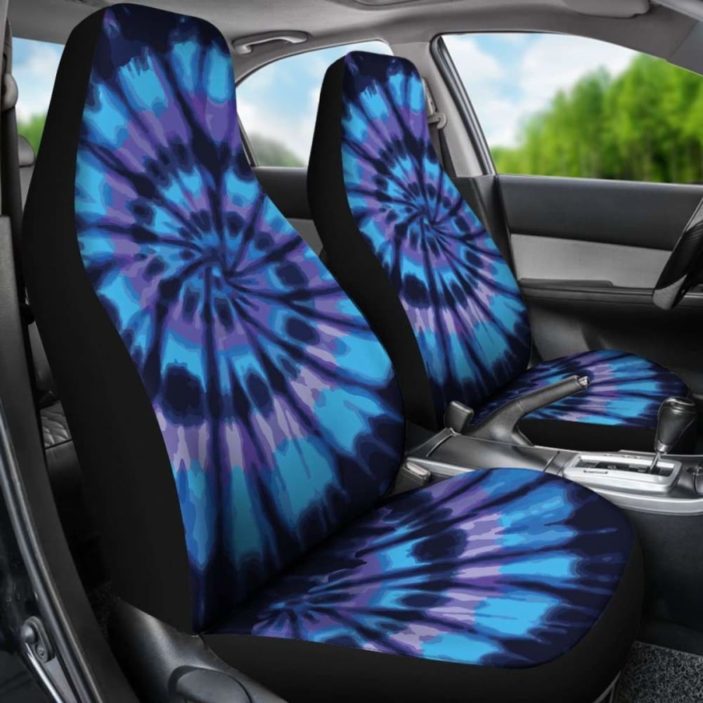 Blue Tie Dye Seat Covers 154230 - YourCarButBetter