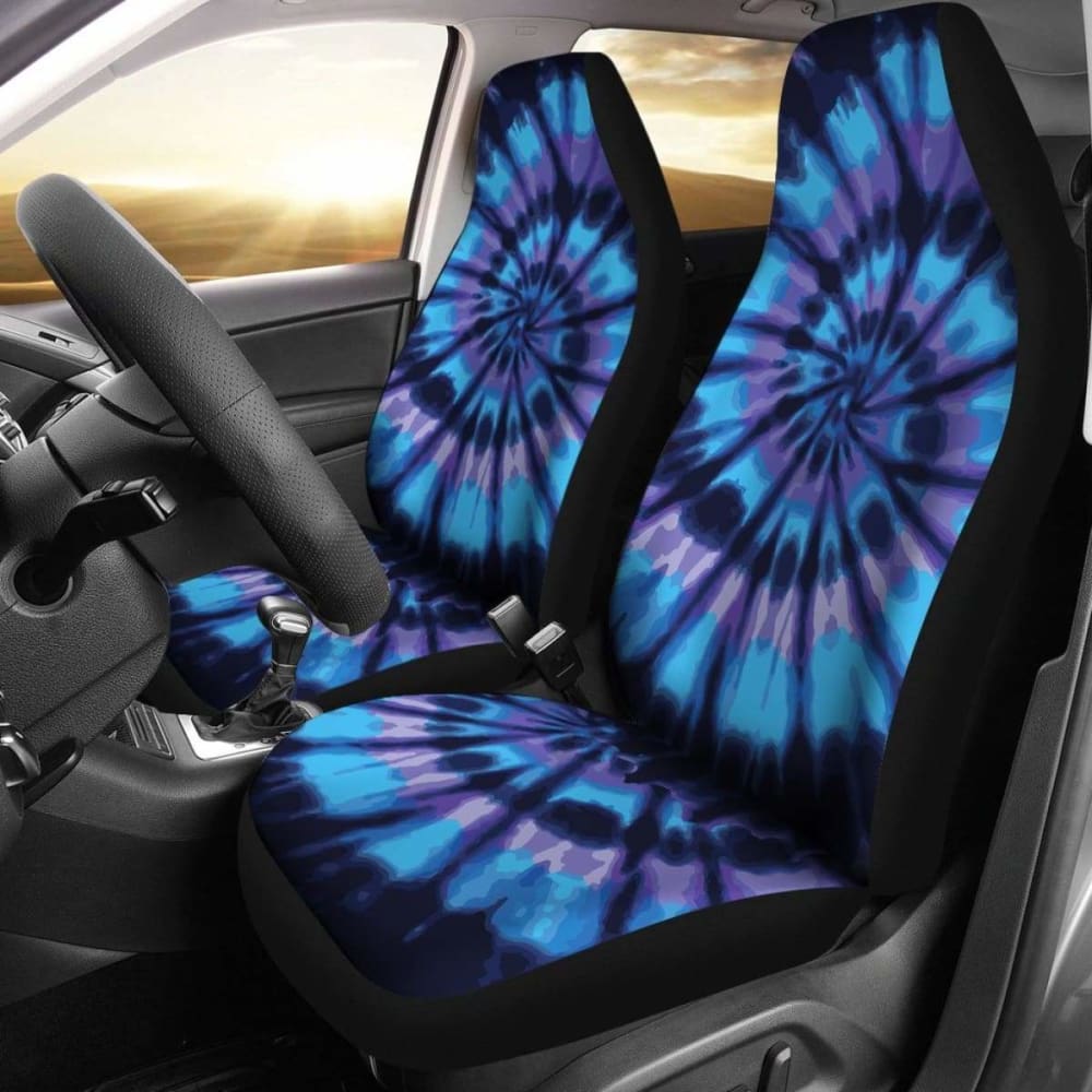 Blue Tie Dye Seat Covers 154230 - YourCarButBetter