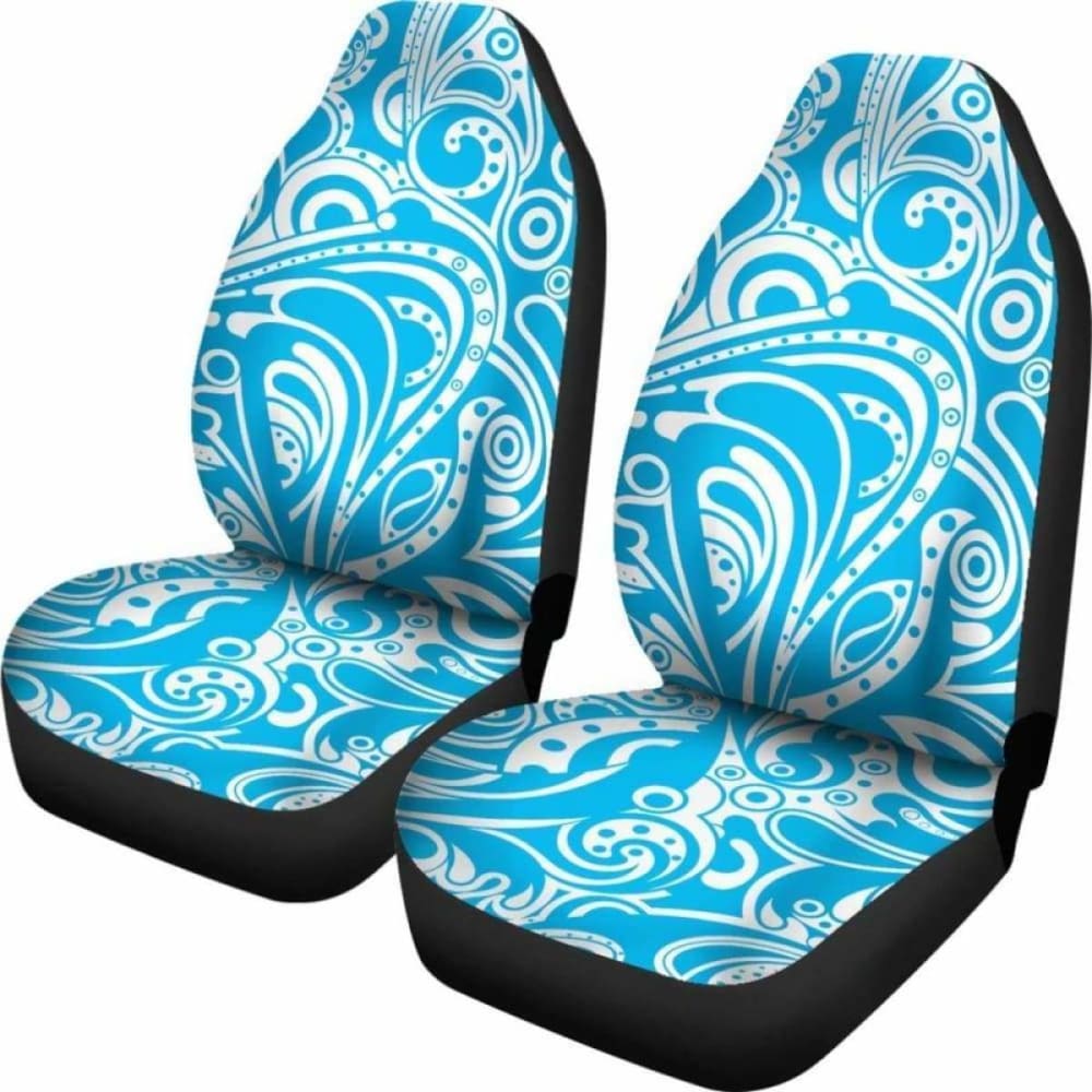 Blue Tribal Ethnic Car Seat Covers 105905 - YourCarButBetter