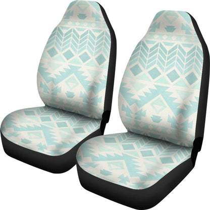 Blue & White Aztec Car Seat Covers 174510 - YourCarButBetter