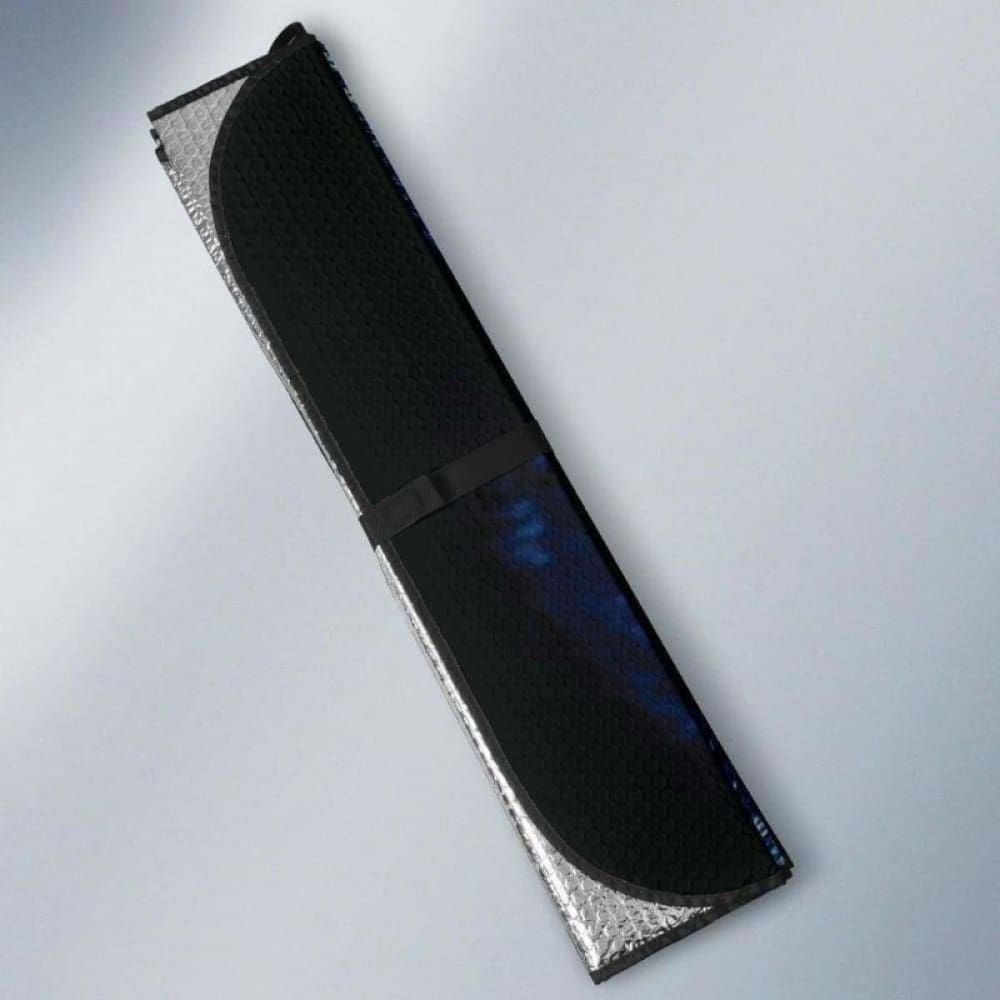 Blue Wolf Eyes Car Sun Shades 172609 - YourCarButBetter