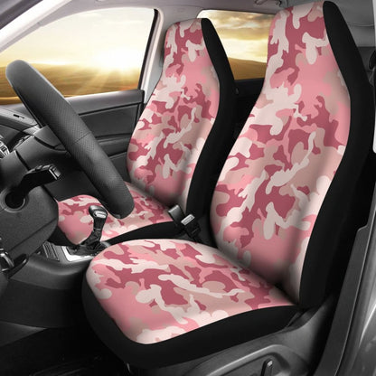Blush Pink And Rose Camouflage Car Seat Covers Set Camo Seat Protectors 174510 - YourCarButBetter