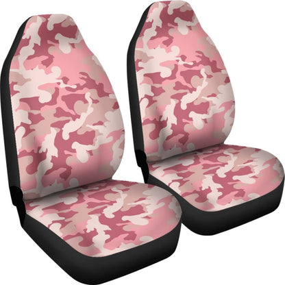Blush Pink And Rose Camouflage Car Seat Covers Set Camo Seat Protectors 174510 - YourCarButBetter