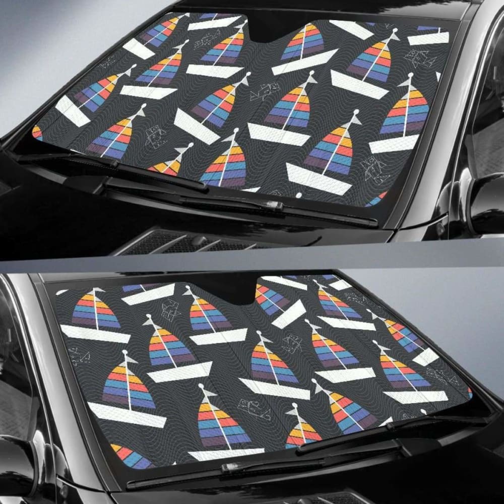 Boat Lover Car Sun Shades 102507 - YourCarButBetter