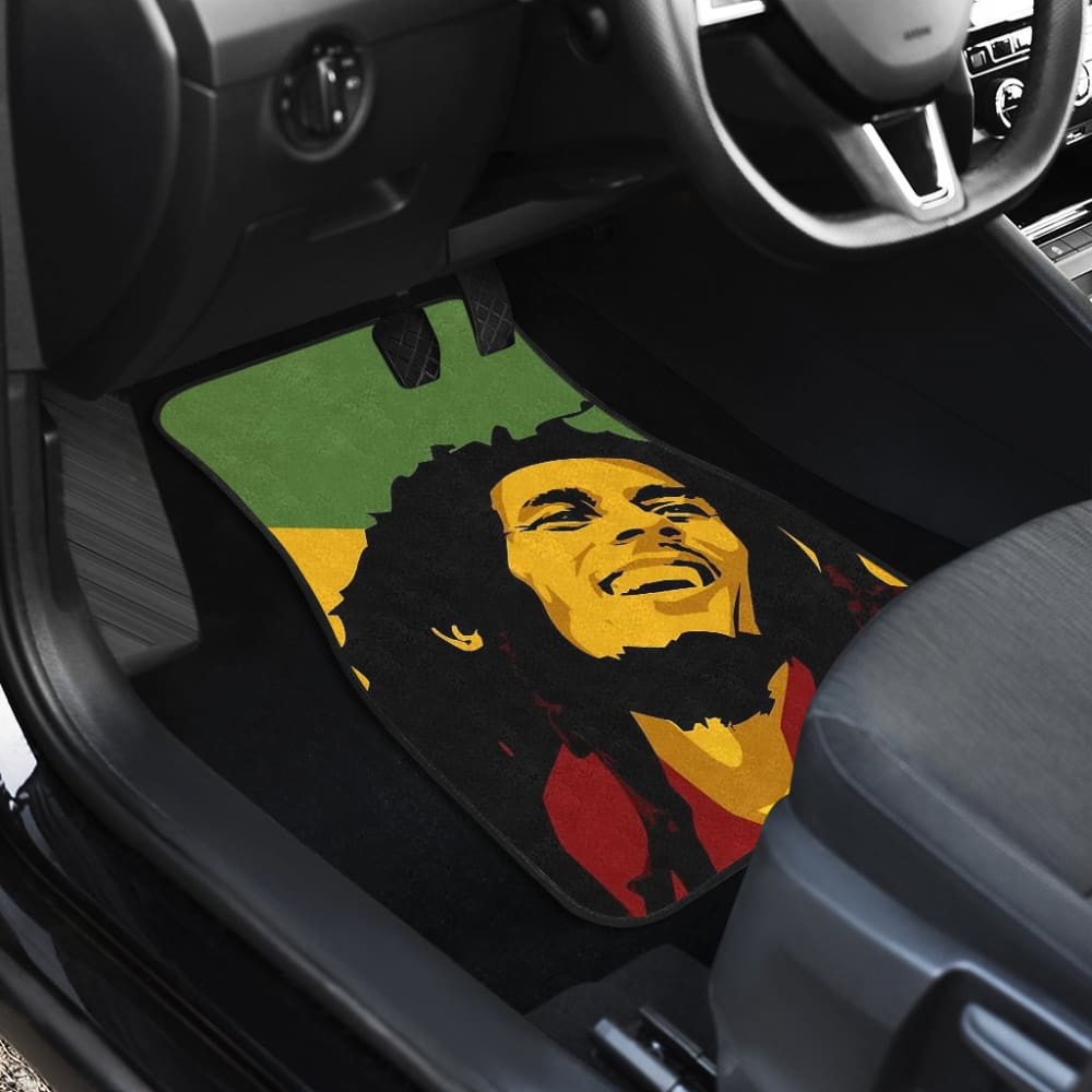 Bob Marley One Love Car Floor Mats 210703 - YourCarButBetter